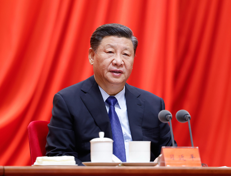 2月20日,党史学习教育动员大会在北京召开。中共中央总书记👨🍼、国家主席、中央军委主席习近平出席会议并发表重要讲话。新华社记者 黄敬文 摄